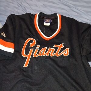 Majestic Giants Black Jersey